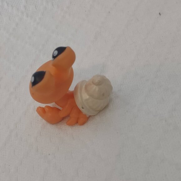 Vintage Littlest Pet Shop #188 Orange Crab G2 Cream Shell - Picture 7 of 14